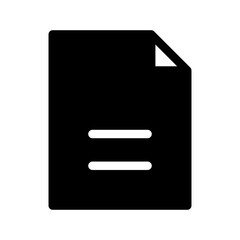 Document Icon Vector Symbol Design Illustration