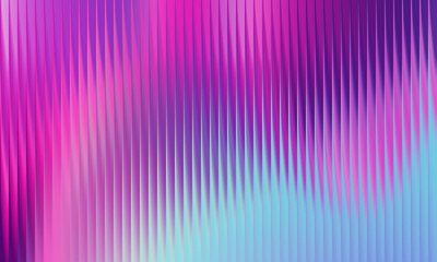 Pink Purple Blue Gradient Pleated Glass Texture Background