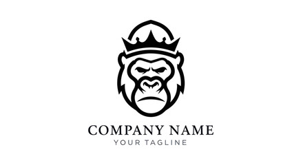 King Gorilla Logo Design.
