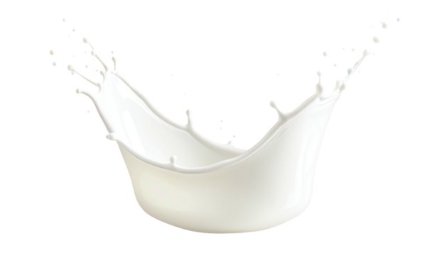 Liquid forms crown-like splash in air against dark background