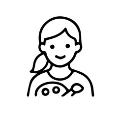 Professional themed icons are suitable for use in children's textbooks or for any media.