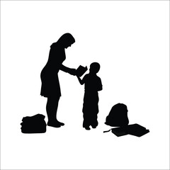 Packing Up for School Together