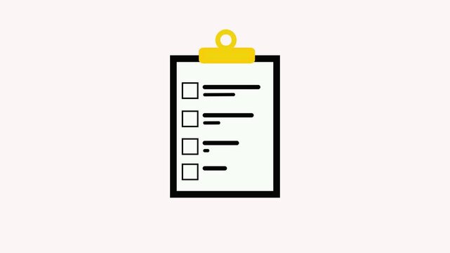 Clipboard with Three Empty Check box on a Light Background checklist to-do list. Modern clipboard design with three empty check marks for to-do list and task completion visuals.