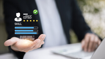 Digital Skill Assessment and Professional Rating Concept