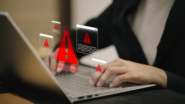 Hardware Error Alert and System Failure Warning Concept