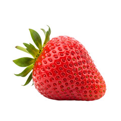 Fresh ripe strawberry tempting healthy eating vibes