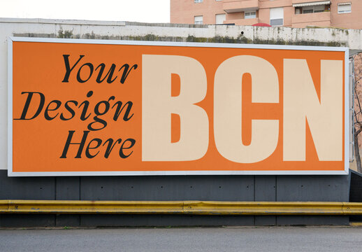 Outdoor Billboard Mockup Design