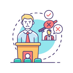 cartoon boy character design front, side, and back view vector illustration