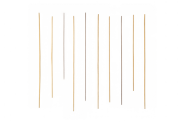 Vertical long lines forming abstract pattern, parallel stripes creating minimalist design with transparent background