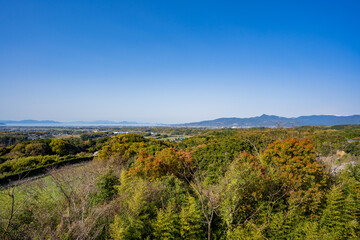 Fototapeta premium 高野山公園から見る出水市の街並み