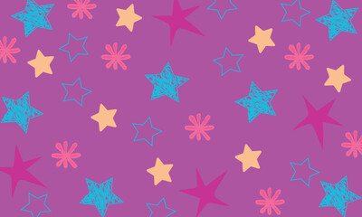 imagen horizontal con estrellas de color