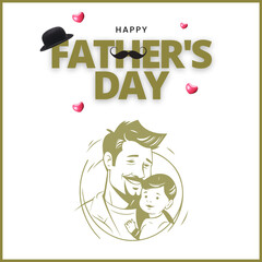 Happy Father's Day Post Design
