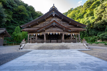Fototapeta premium 美保神社の本殿の風景