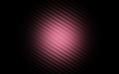 Soft Pink Glow with Diagonal Light Lines on Dark Background