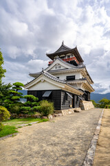 Fototapeta premium 川之江城跡の風景（四国中央市）