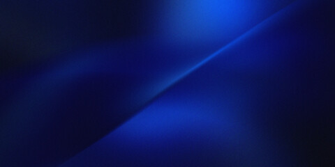 Dark blue gradient background with grainy noise.