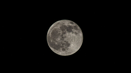 Full moon on a clear sky night