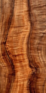 Exquisite Figured Koa Wood from Hawaii: Unveiling Nature's Beautiful Carving and Unique Ribbon Texture