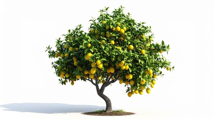 green tree with green leaves