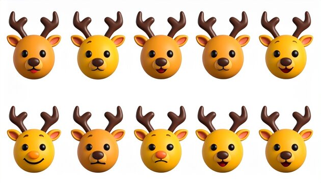 set of cartoon animals