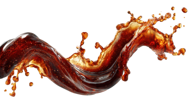 Liquid splashing into black background dynamic liquid splash captured against dark contrasting backdrop