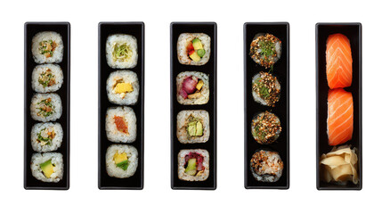 Row of repeated geometric elements creating visual pattern linear display features uniform objects in repeating sequence