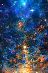 abstract blue background