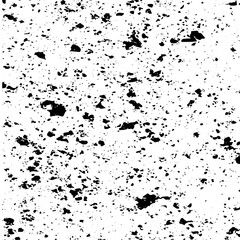 Grunge Dirt Effect Texture Background: Vector Paint Splash Splatter, Old Rough Grainy Paper, Abstract Black Sparks and Retro Sprinkled Ink Overlay for Edgy Designs.