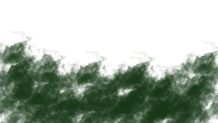 Dark green abstract cloud 