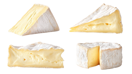 Variety of cheeses elegantly presented on dark background diverse cheeses arrayed artistically against dark setting
