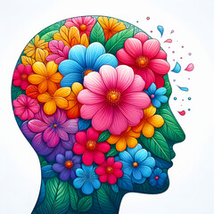 colorful flower background