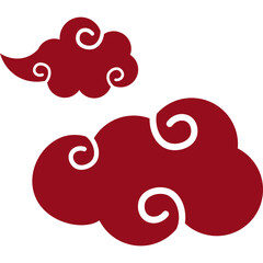 Chinese Clouds Illustration