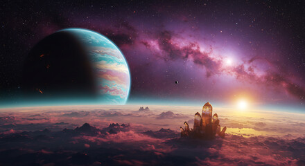 Exoplanet Discovery Cosmic Visualization