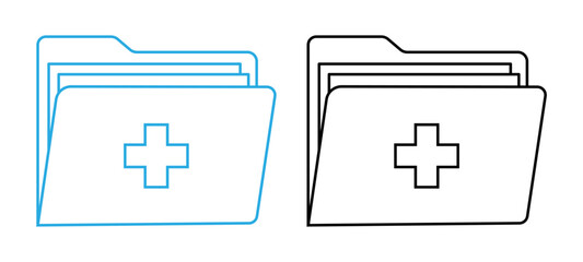 Medical folder icon