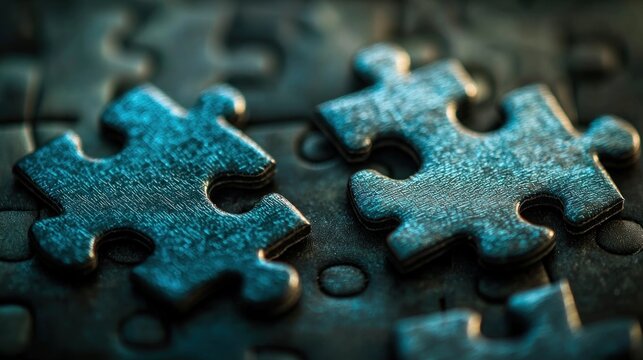 A conceptual image of two puzzle pieces not fitting together, symbolizing something being out of kilter