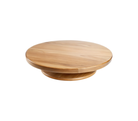 Modern wooden lazy susan rotating turntable tray for kitchen dining table organization