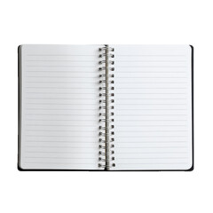 Open spiral notebook blank lined pages png notebook png spiral png paper png stationery png school png office png pages png writing png journal png transparent background image