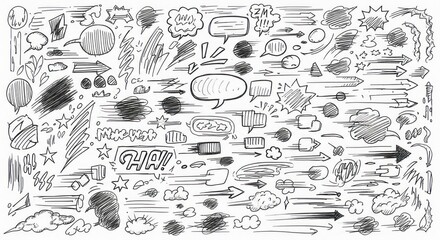 Elegant Ornamental Reindeer with Swirling Antlers and Star Illustration