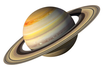 Fototapeta premium Jupiter planet isolated on white or transparent background