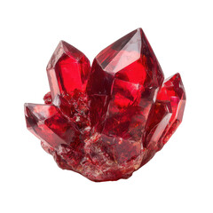 Red crystal formation png gemstone png mineral png points png raw png geology png sparkle png healing png cluster png rock png transparent background image