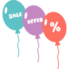 Cute Quirky Sale Balloons