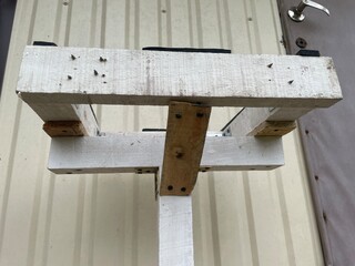 Wooden stand for home water boiler