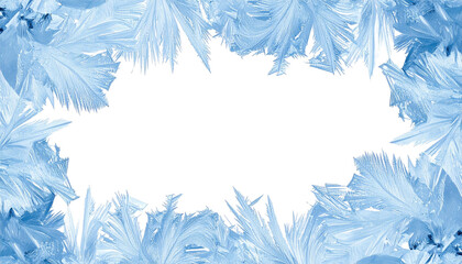 Frosted edges frame a black hole-like negative space