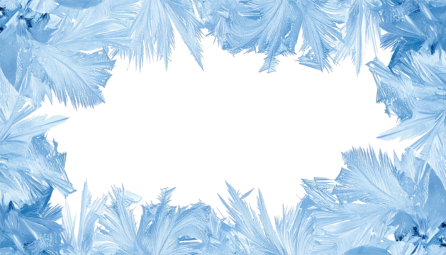 Frosted edges frame a black hole-like negative space