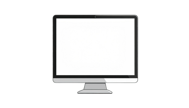 Blank screen monitor - Powered by Adobe
