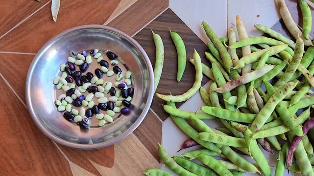 Ghevada, mixed, & flat beans are central to Maharashtrian cuisine, often shelled collectively. They form popular meals like bhaji stir-fry or amti curry, showcasing rich regional culture.