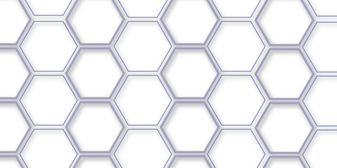 Modern abstract hexagon pattern background with soft shadows and 3D layered effect. Futuristic geometric honeycomb design in light pastel tones. Minimal tech wallpaper for corporate and digital design
