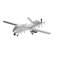 Military drone flying for surveillance and combat missions