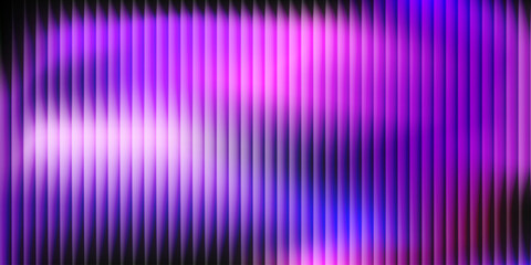 Reeded Glass Texture with vibrant shades of dark violet soft gradients and bright smooth fluted vertical lines. Vector illustration