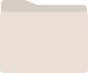 Folder Icons for Desktop, Pink and Beige, Neutral Icons, DARK BEIGE